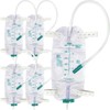 5Pcs 500ml Leg Bag Urinary Drainage Bag with 17.7 Inch