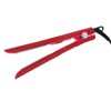Professional Red Hair Straightener Titanium Curler Straightening Curling Rhinestone Flat