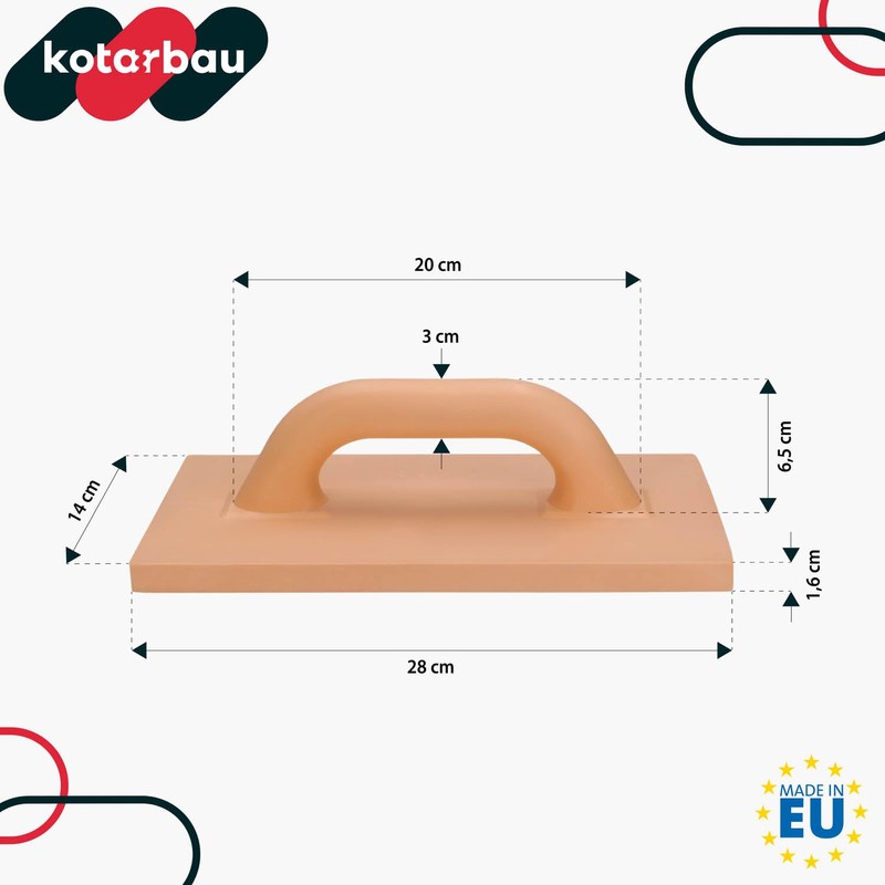 KOTARBAU® PU Mason Grating Board for Smoothing and Leveling Plaster