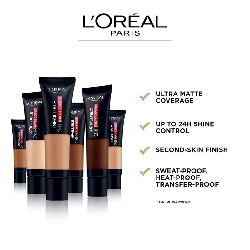 L'Oréal Paris Infaillible 24H Matte Cover 30ml