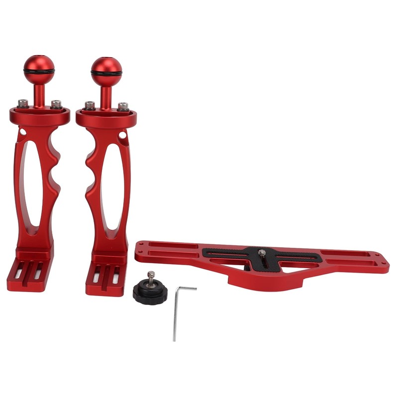 Dual Handle Grip Holder, Handheld Tray Stabilizer Rig Diving Underwater