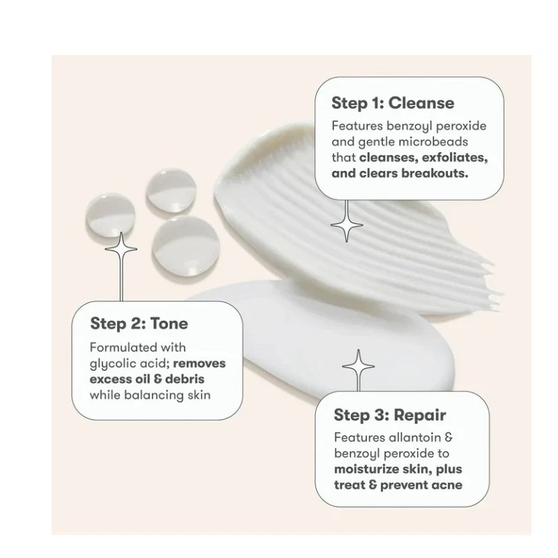 Proactiv Solution 3 Step Acne Treatment Minis, Trial sized, Travel