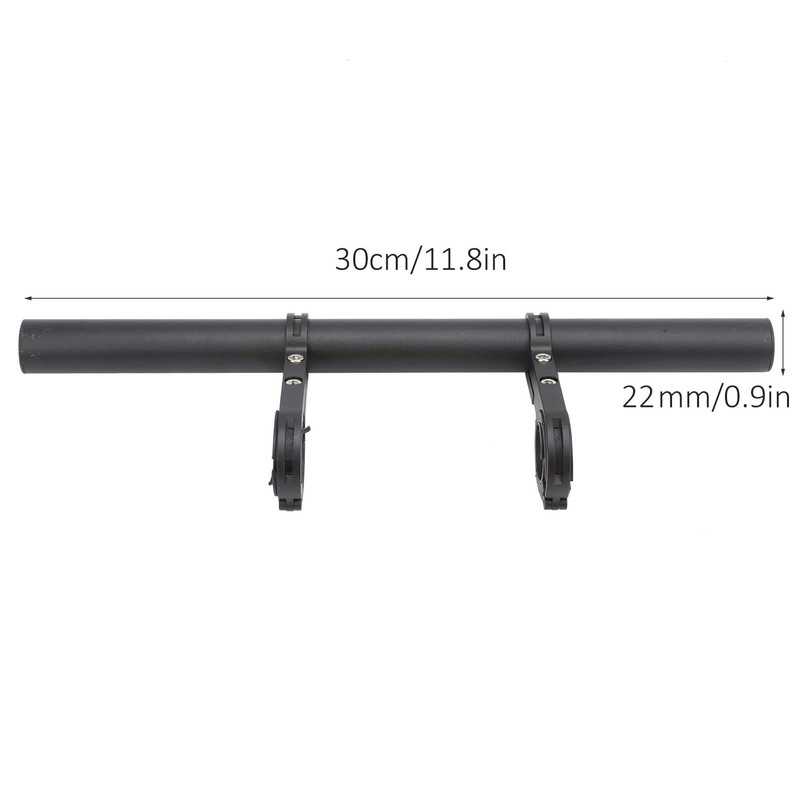 Alomejor 30 cm Bicycle Handlebar Extender, Aluminium Alloy Double Bicycle