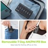 AUVON XL Weekly Pill Organizer 2 Times a Day, Pill