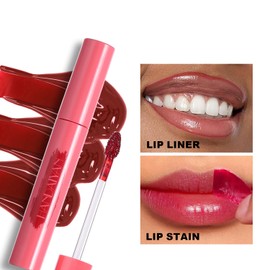 GL-Turelifes GL-Turelifes Peel Off Lip Gloss, Matte Peel Off Lip Stain Tattoo Colour Lip Gloss, Long Lasting Waterproof Liquid Lipstick, Non-Stick Cup Lip Tint Makeup (#03)