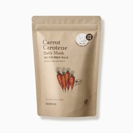 skin food [Skinfood] Carrot Carotene Daily Mask 15 Sheet Refill _Carrot Daily Mask Pack/1 Pack per Day/5 Minutes Quick / [스킨푸드] 캐롯 카로틴 데일리 마스크 15매 리필 _당근데일리마스크팩/1일1팩/5분퀵