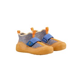 Affenzahn Knit Toddly Slip On Walker with Velcro Fastening Flexible Lightweight Size 19-25, Affenzahn 10 Years Beige