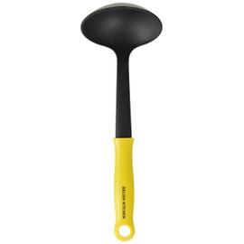 DELISH KITCHEN Pearl Metal Nylon Mini Ladle, Yellow