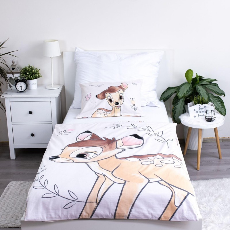 Jerry Fabrics Bambi Baby Cot Bedding Set, Duvet Cover 2