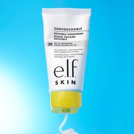 e.l.f. SKIN Suntouchable Invisible SPF 30, Lightweight Gel-Based Sun Protection for an Even Complexion,