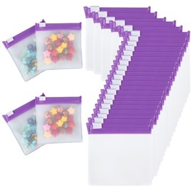 SOFPLATE 40Pcs 3 x 3 Inch Clear Bag Jewellery Storage Ziplock Jewellery Bags Organizer EVA Plastic Slide Lock Small Transparent Resealable Pill Pouches for Travel Packaging Earring Ring Necklace Watch