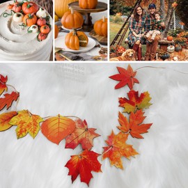 Regendeko Pack of 12 Thanksgiving Autumn Decoration Wooden Pendant