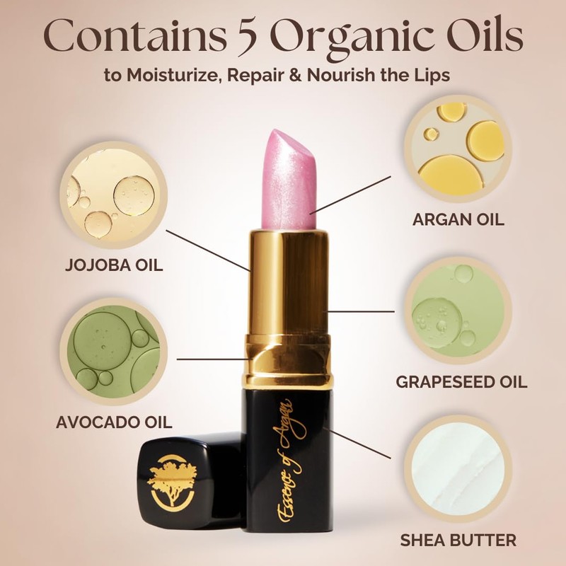 Essence Of Argan Pink Lip Stick for Cracked and Dry