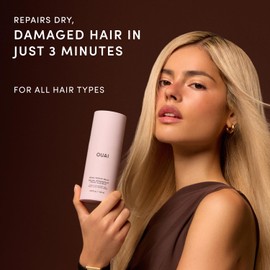 OUAI Bond Repair Balm - Hair Repair Treatment for Damaged Hair, Split Ends + Breakage - 3 Minute In-Shower Bond Builder for Colour-Treated Hair - Melrose Place Scent - 142ml
