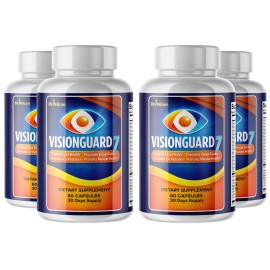 Pelican Vitamins Visionguard 7- Eye Support- 4 Bottles- 240 Capsules