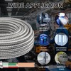 6/3 Metal Clad (MC) Cable with Ground 5ft, 6 Gauge