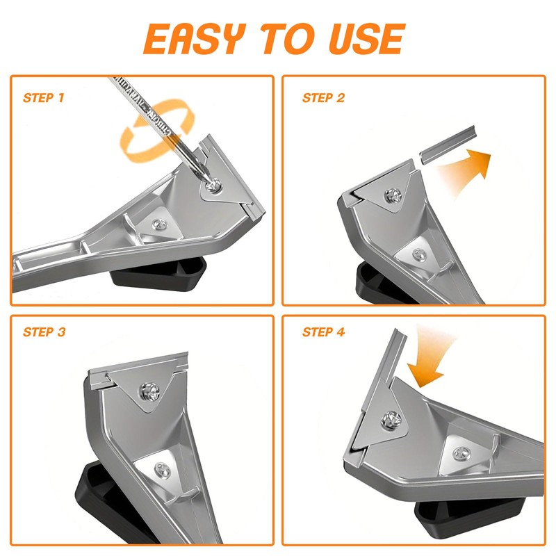 Carbide Scraper, 2.5" Heavy Duty Paint Scraper, Paint Scraper Tool