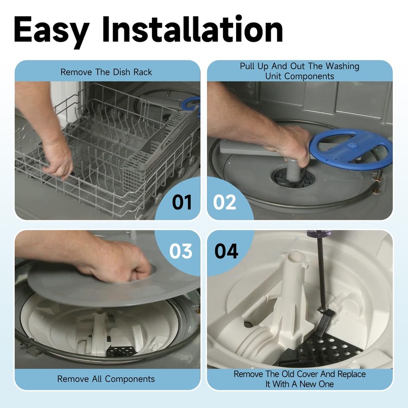 LEYURISE Dishwasher Sump Cover and Filter Inlet Pump Plate Compatible