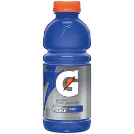 Gatorade Sports Drink, Fierce Grape, 20-Ounce Bottles (Pack of 24)