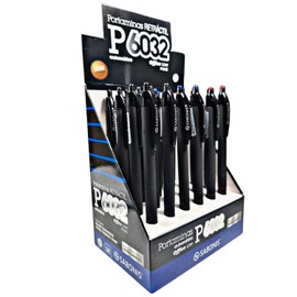 Portaminas P6032 Sabonis Retractil 0.5 Cuerpo Goma Caja Exhibidora con 24 Piezas