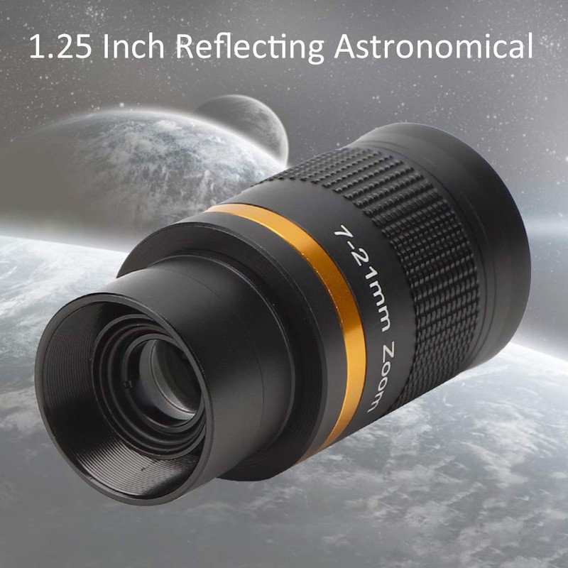 Telescope Eyepiece Professional Astronomical Telescope 7‑21mm Continuous Zoom Eyepiece Observation
