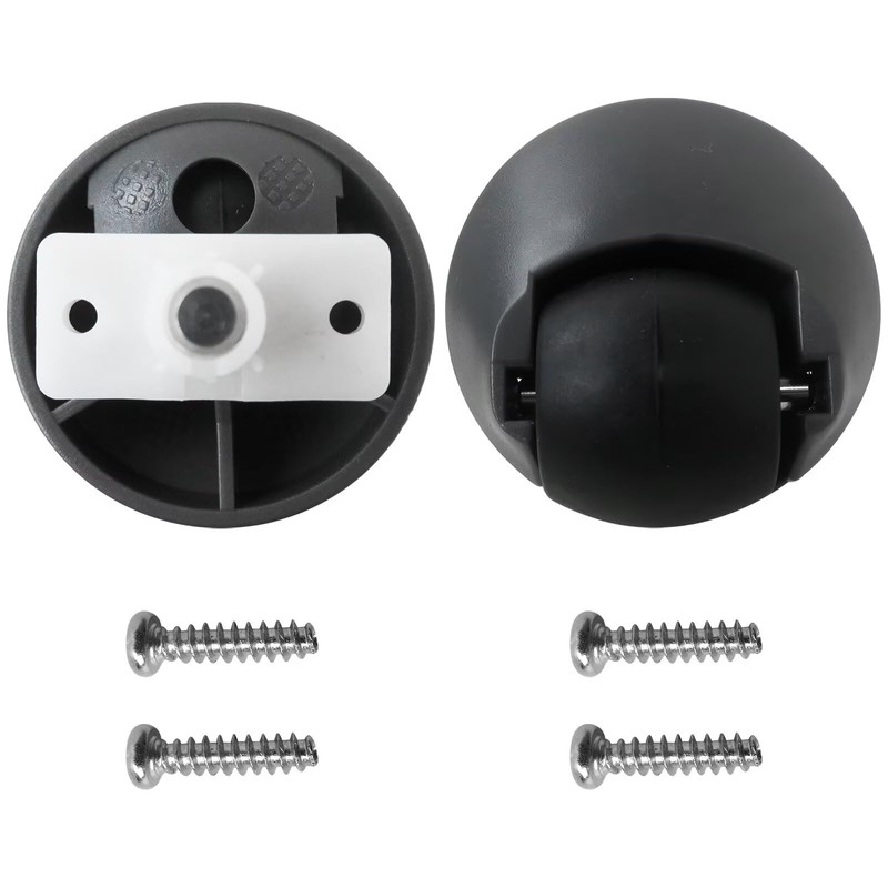Zafina-UP Grey and Black Front Caster Wh-EEL Replacement Compatible for