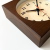 KATOMOKU Dual use clock 6 km-131BRRC Brown Radio Clock Continuous
