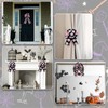 JarThenaAMCS 2 Roll Halloween Wired Edge Ribbon Ghost Boo Polka