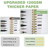 Spiral Notebook Journal, 120GSM Thick Coil Notebooks for Work, School,
