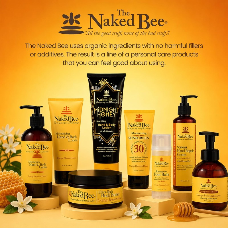 Naked Bee Orange Blossom Hand and Body Lotion (2 Pack)
