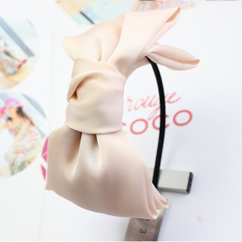 Big Ribbon Headband Hair Accessory Hair Arrangement Soft Ribbon Chiffon