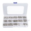 840Pcs Bolts Nuts Assortment Kit Metric M2.5 Assorted Cap Hex