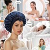 Satin Hair Cap for Women, Double Sided Silk Bonnet for