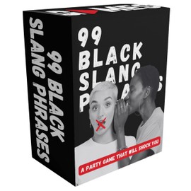 99 BLACK SLANG PHRASES & THE CAUCASIAN WAY TO SAY THEM - The Viral Party Game That Will Shock You - Funny Adult Card Game & Icebreaker Ideas, Game Nights, & Big or Small Groups, 2+ Players