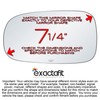 exactafit 8191L Driver Side Mirror Glass Replacement Repair Compatible With