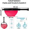 Pro Home Salad Spinner Lettuce Spinner Large Salad Dryer Washer