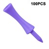 Zivisk Purple Golf Tees Plastic 57MM 100 Count Long Castle
