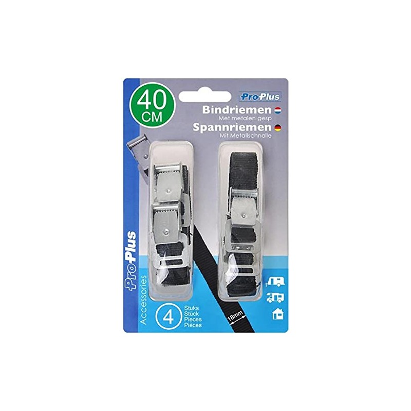 4 Piece Tie Down Strap, Bicycle Carrier, Mounting Straps, 40