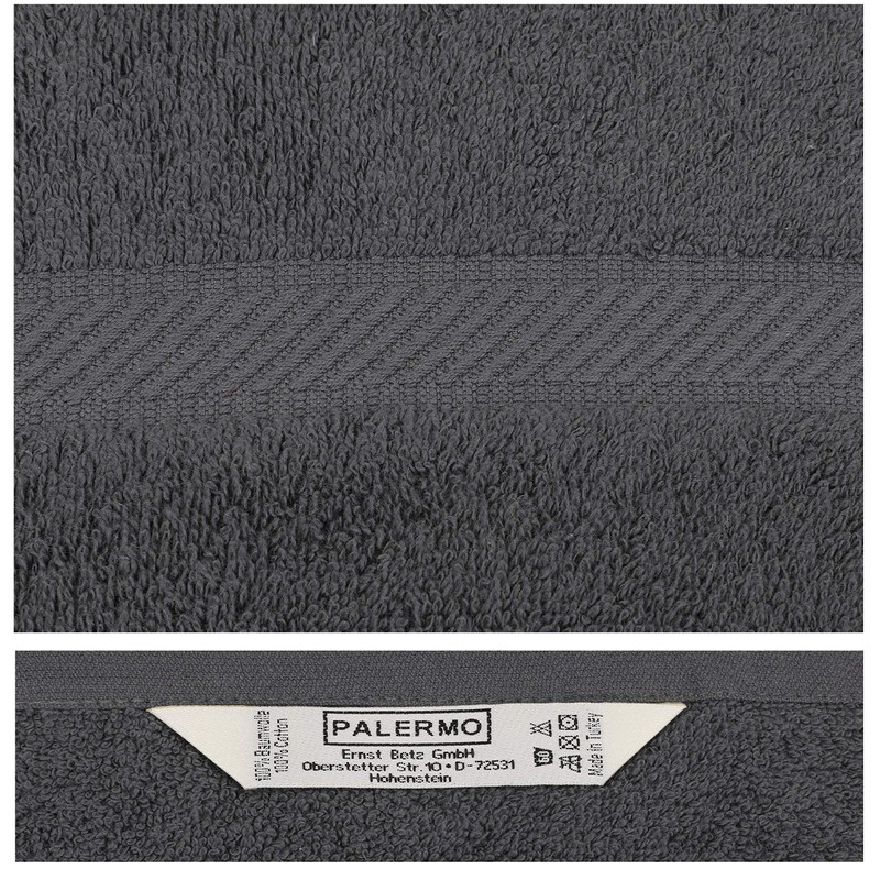Betz 10 Stück Waschhandschuhe Palermo 100% Baumwolle Waschlappen Set Größe