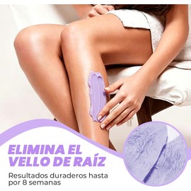 ULTRAMO Cera para Depilar - Lavanda Cera Epiladora Suave