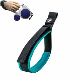 BJDQHKJ Adjustable Anti-Pet Escape Wrist Strap for Retractable Dog Leash, Soft Neoprene Lining, Comfortable for Strollers and Communication Use，Azure Blue