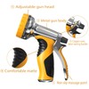 Garden Hose Nozzle, Heavy Duty Metal Water Hose Nozzle with