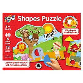 Galt Toys, Shapes Puzzle, Jigsaw Puzzle for Kids, Ages 2 Years Plus