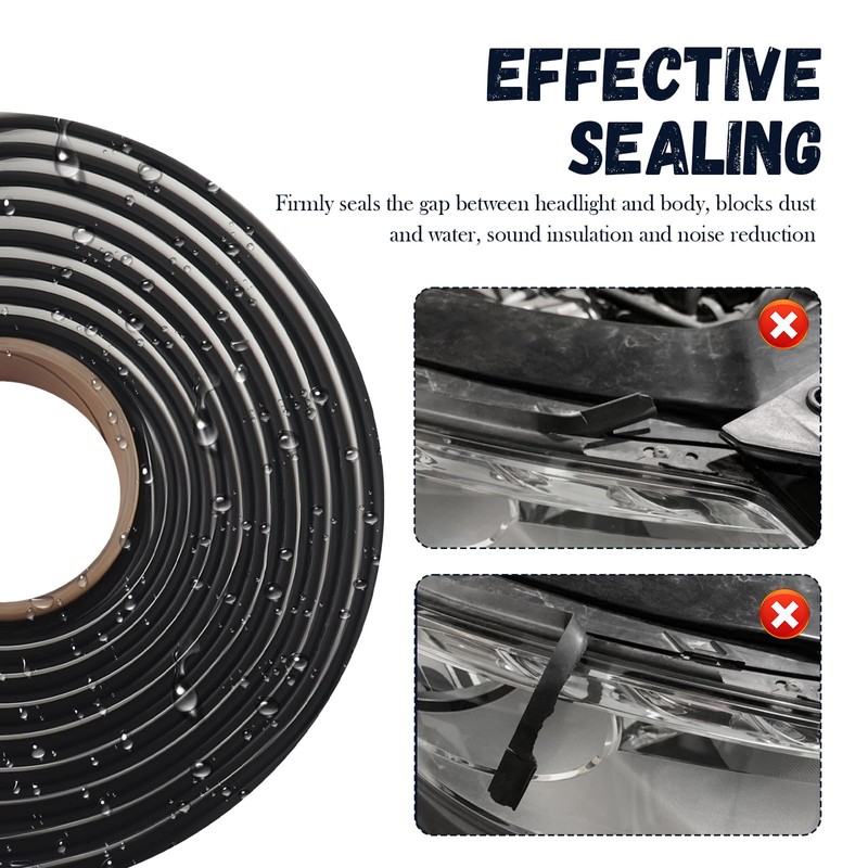 19Ft 1/4'' Butyl Sealant Tape,Multi-Purpose Butyl Tape RV with Good
