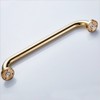 Inchant Solid Brass Grab Bar Bathroom Golden Hand Rail Shower
