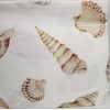 Benson Mills Printed Fabric Tablecloth 60"x84" Oval (6-8 people) SEALIFE,SEASHELS,SEASIDE,BM
