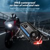 Motorcycle Helmet Bluetooth,Bluetooth 5.3 EDR Wireless Motorcycle Headset Automatic Answer