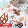 Keepaty 3 Pieces Christmas Ornament Cookie Cutters Set Stainless Steel