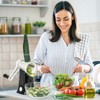 X Home 5-in-1 Rotary Cheese Grater, Upgraded Cheese Shredder with