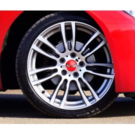 SkinoEu 4 x 60mm 3D Gel Car Wheel Centre Universal Rims Hub Center Stickers Decals For Caps Vehicle Auto Tuning Emblem No Fear Eyes Red A 7560